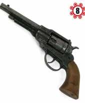 Feest western revolver antiek 8 schoten