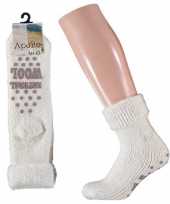 Feest wollen sokken in wit voor meisjes maat 27 30