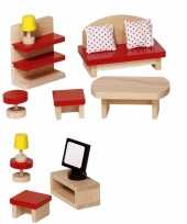 Feest woonkamer meubeltjes voor een poppenhuis