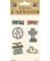 Feest zes tattoeages punk