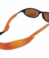 Feest zonnebrillen brillen koord oranje