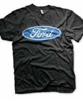 Feest zwart heren t-shirt ford logo