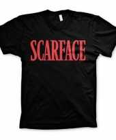 Feest zwart scarface t-shirt