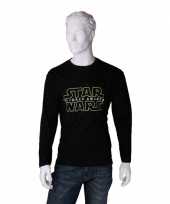 Feest zwart star wars t-shirt ls