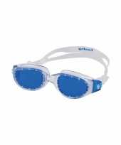 Feest zwembril met tpr seal blauw
