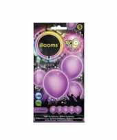 Feestverlichting paarse led ballonnen