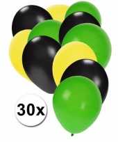 Jamaicaanse feest ballonnen 30 st