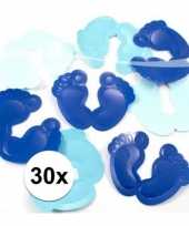Kraamfeest confetti blauw 30 stuks