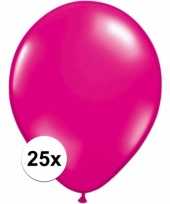 Magenta roze decoratie ballonnen 25 stuks