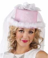 Vrijgezellenfeest dameshoed roze